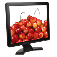 Moniteur LED pour ordinateur et télévision 15 pouces, entrée DC 12V, fabricant Chine
