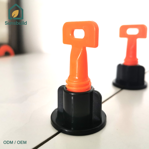 Système de nivellement de carreaux en T Sunsbuild durable et réutilisable, en acier inoxydable, avec goupilles de verrouillage en T pour l'installation de carreaux de sol/mur, réduisant les joints - Product Image 1