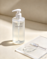 OEM 300ml Gel Sampo Herbal Melembapkan Bebas Silikon Hipoalergenik untuk Semua Jenis Rambut