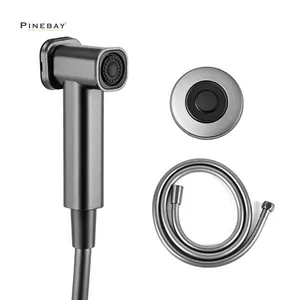 PINEBAY, хорошее качество, регулируемое давление воды, биде, туалет, душ, ванная комната с легким управлением, женский ручной набор распылителя для биде - Product Image 1