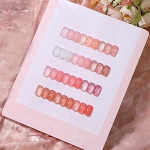 Ailanuo ชุดเจลทาเล็บเจลลี่สีเจลลี่เจลลี่เจลลี่แบบแช่น้ำได้นาน12สี15มล. - Product Image 1
