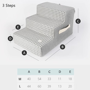 Vente d'usine <span class=keywords><strong>Escalier</strong></span> <span class=keywords><strong>pour</strong></span> <span class=keywords><strong>chien</strong></span> avec logo personnalisé <span class=keywords><strong>pour</strong></span> petits chiens et chats avec couvercle amovible <span class=keywords><strong>Escalier</strong></span> <span class=keywords><strong>pour</strong></span> <span class=keywords><strong>chien</strong></span> <span class=keywords><strong>à</strong></span> 3 ou 4 marches <span class=keywords><strong>pour</strong></span> lits hauts et canapé - Product Image 6