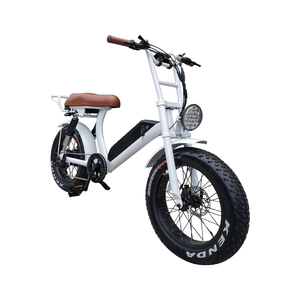 20 ''<span class=keywords><strong>X</strong></span> 4.0 pollici 48v 500w da crociera sulla spiaggia E-bike Chopper bicicletta elettrica con telaio a sospensione completo montato a batteria Fat Bike elettrica - Product Image 2