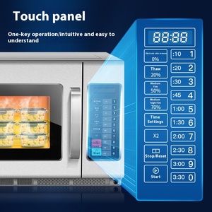 Smad Extra Large Capacity Stainless Steel Commercial <b>Microwave</b> Oven 1800W High for Fried Chicken Shops Convenience Electric Powe - Product Image 1
