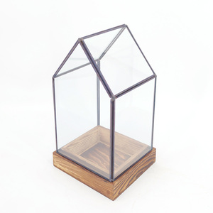 Terrario Geométrico de Vidrio en Forma de Pentágono <span class=keywords><strong>Grande</strong></span> para Plantas, Adornos para <span class=keywords><strong>Decoración</strong></span> de Interiores, Hogar, Jardín y Oficina - Product Image 2