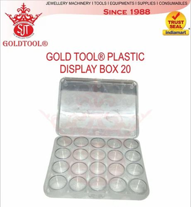 Boîte de présentation en plastique pour outils dorés - Product Image 3