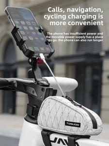 TOSUOD Op maat gemaakte waterdichte driehoekige fietstas voor racefietsen met direct drive, eenvoudig te bedienen ritssluiting en <span class=keywords><strong>mini</strong></span>-design - Product Image 3