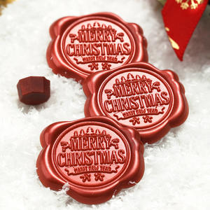 Sceaux de cire de Noël Suidis 2g, autocollants d'étanchéité pour enveloppes en feuille plastique, décorations de fêtes - Product Image 2