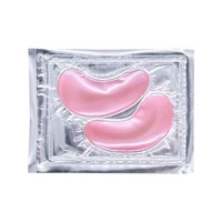 Patchs pour les yeux hydratants et anti-rides au collagène et au charbon de bambou, enrichis en or 24K, pour estomper les cernes et raffermir la peau
