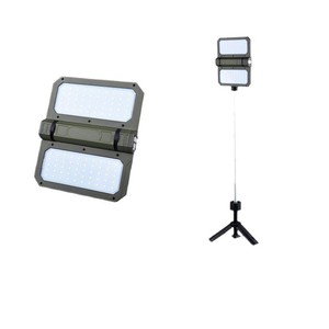 ไฟแคมป์ปิ้งพับได้ 10W ชาร์จแบบ Type C ไฟทำงานพกพาสำหรับตั้งแคมป์ - Product Image 2