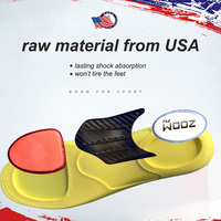 Semelles de basket-ball Arch Support Plaque en fibre de carbone Coussin d'air Absorption des chocs Inserts de chaussures vers l'Amérique Europe Asie du Sud-Est