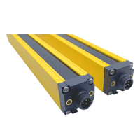 Capteur de sécurité à rideau lumineux pour la protection corporelle industrielle, capteur infrarouge à faisceau de sécurité pour la protection des passages de machines de découpe