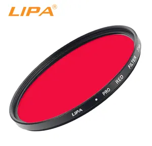 Fabrika düşük fiyat OEM 37-82mm renk filtresi kırmızı turuncu sarı yeşil mavi mor kamera filtresi için özel FX filtre