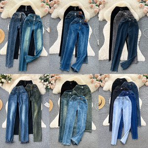 <span class=keywords><strong>Jeans</strong></span> Slim Elasticizzati da <span class=keywords><strong>Donna</strong></span> Direttamente dalla Fabbrica Estate 2024 <span class=keywords><strong>Pantaloni</strong></span> a Sigaretta <span class=keywords><strong>Jeans</strong></span> Dritti da <span class=keywords><strong>Donna</strong></span> - Product Image 4