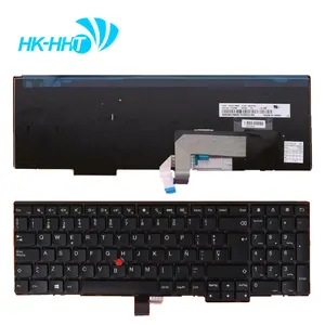 HK-HHT laptop SP papan ketik Spanyol untuk IBM Lenovo ThinkPad seri E540 6 sekrup