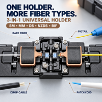 AI-12 Fiber Fusion Splicer FTTH Core Alignment Automatic Arc 6 Motor Pabrik Langsung Grosir Produsen OEM Pemasok
