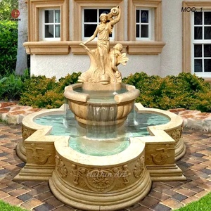 Сексуальная женщина СТАТУЯ розовый мрамор красоты статуя Обнаженная женщина статуя фонтан - Product Image 5