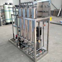 Machine de purification d'eau par osmose inverse intelligente SIMIECO PLC, filtration profonde de l'eau brute industrielle, pompe de traitement 500L/h 1