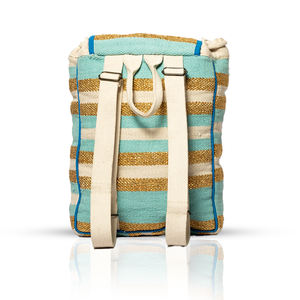 Mochila bordada elegante bolso de mano Natural hecho a mano para mujer, bolsos de playa de verano, bolso de diseño único al por mayor - Product Image 2