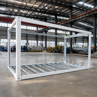 Estructura de Acero Resistente para Contenedores, 20 pies/40 pies, Estructura Modular para Almacenes Industriales y Cuartos de Almacenamiento