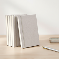 Carnets personnalisables avec couverture en tissu, reliure spirale, feuilles mobiles, impression/estampage de logo sur mesure en usine, couleurs personnalisables