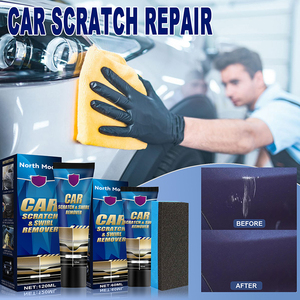 Kit de réparation de rayures de <span class=keywords><strong>voiture</strong></span>, cire de polissage, dissolvant de rayures de peinture soins de peinture, nettoyeur de <span class=keywords><strong>voiture</strong></span> 60ml - Product Image 6