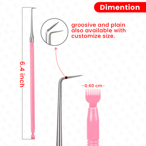 Outil de rehaussement des cils en métal de couleur personnalisée, outil de rehaussement des cils avec rainures, outil de rehaussement des cils de couleur personnalisée par Bahasa Pro - Product Image 3