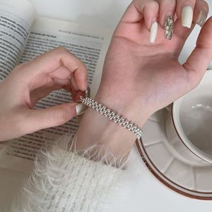 Vintage Boho Retro Women's 925 Sterling Silver Beaded Chain <b>Bracelet</b> Textured <b>Ball</b> Link Stackable Jewelry for Gift - Product Image 1