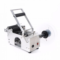 Étiqueteuse manuelle d'autocollants adhésifs pour petites bouteilles rondes pour bouteilles de vin