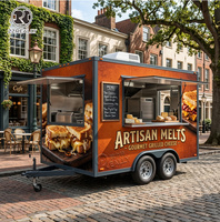Remorque alimentaire standard européenne, camion de restauration commercial, aménagement intelligent, chariot à crêpes, churros et desserts