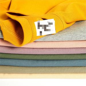 Commercio all'ingrosso 280g <span class=keywords><strong>Maxi</strong></span> a tracolla a manica corta t-shirt alla moda oversize con Logo personalizzato stampato in tessuto a maglia per uomo donna - Product Image 4
