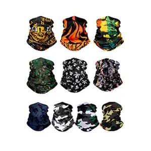 Cheap Wholesale Multifunctional Seamless Tubular Bandanas Headwear Neck Gaiter Face Tube Custom Bandana