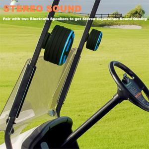 Pro sâu bass IP67 không thấm nước TWS Bluetooth Loa RGB LED chiếu sáng từ Golf đẩy giỏ hàng huấn luyện viên không dây điện thoại - Product Image 4