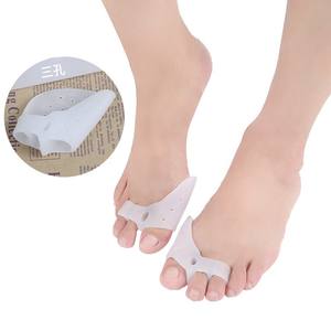 Corrector de dedos de <span class=keywords><strong>silicona</strong></span> y almohadillas separadoras Juanetes Corrección Halux Valgus Alisador Protector Calzado Accesorio - Product Image 3