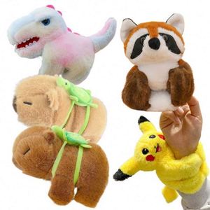 Fluffy Anime Magnetic Snap Big Head <b>Stuffed</b> Animal Wristband Plush <b>Toy</b> with Super <b>Soft</b> Plush PP Cotton Filling and Mesh Lining - Product Image 5