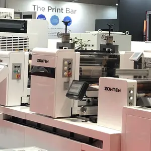 Offset Printing Machine Intermittent Roll To Roll 4 Color Sticker Paper Film Label Offset Printing Machine For Sale