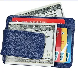 Dompet Penghalang RFID Pria Wanita, Dompet Minimalis 6 Warna Gaya Simpel, Tempat Kartu Kredit Ramping untuk Pria Wanita