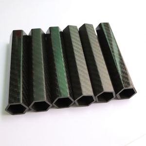 แท่งคาร์บอนไฟเบอร์ป้องกันรังสียูวี ความแข็งแรงสูง หนา 5 มม. สำหรับเครื่องจักรอิเล็กทรอนิกส์ ทนอุณหภูมิการใช้งาน -50-200 องศาเซลเซียส - Product Image 1