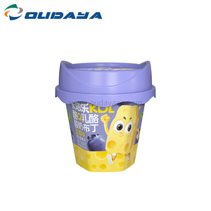 Bình Đựng Thực Phẩm Ăn Liền Bằng Nhựa PP5 Kem Đông Lạnh 65Ml 90Ml 100Ml Muỗng Có Nắp Đậy - Product Image 2