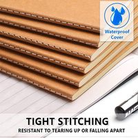 Bloc de Notas A5 de Papel Kraft, Serie de Colores Arcoíris, con Líneas para Escribir, Creativo, para Estudiantes, Papelería A4, 100 Hojas Sueltas, Regalo