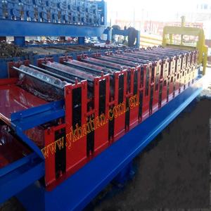 이중층 강철벽 완전 자동 골판지 철 지붕 패널 스텝 타일 롤 성형기 가격 - Product Image 4