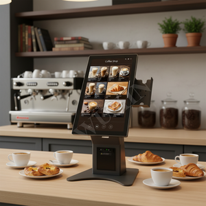 Moniteur POS WUXIN 215, borne de libre-service, écran tactile, borne de <span class=keywords><strong>paiement</strong></span> pour restaurant, lecteur de code-barres, <span class=keywords><strong>paiement</strong></span> pour supermarché - Product Image 1