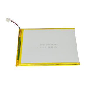 Customized LiPo battery 28115150 6200mAh <span class=keywords><strong>3</strong></span>,7 V lithium-ion polymer battery 6AH for Power Bank - Product Image 5