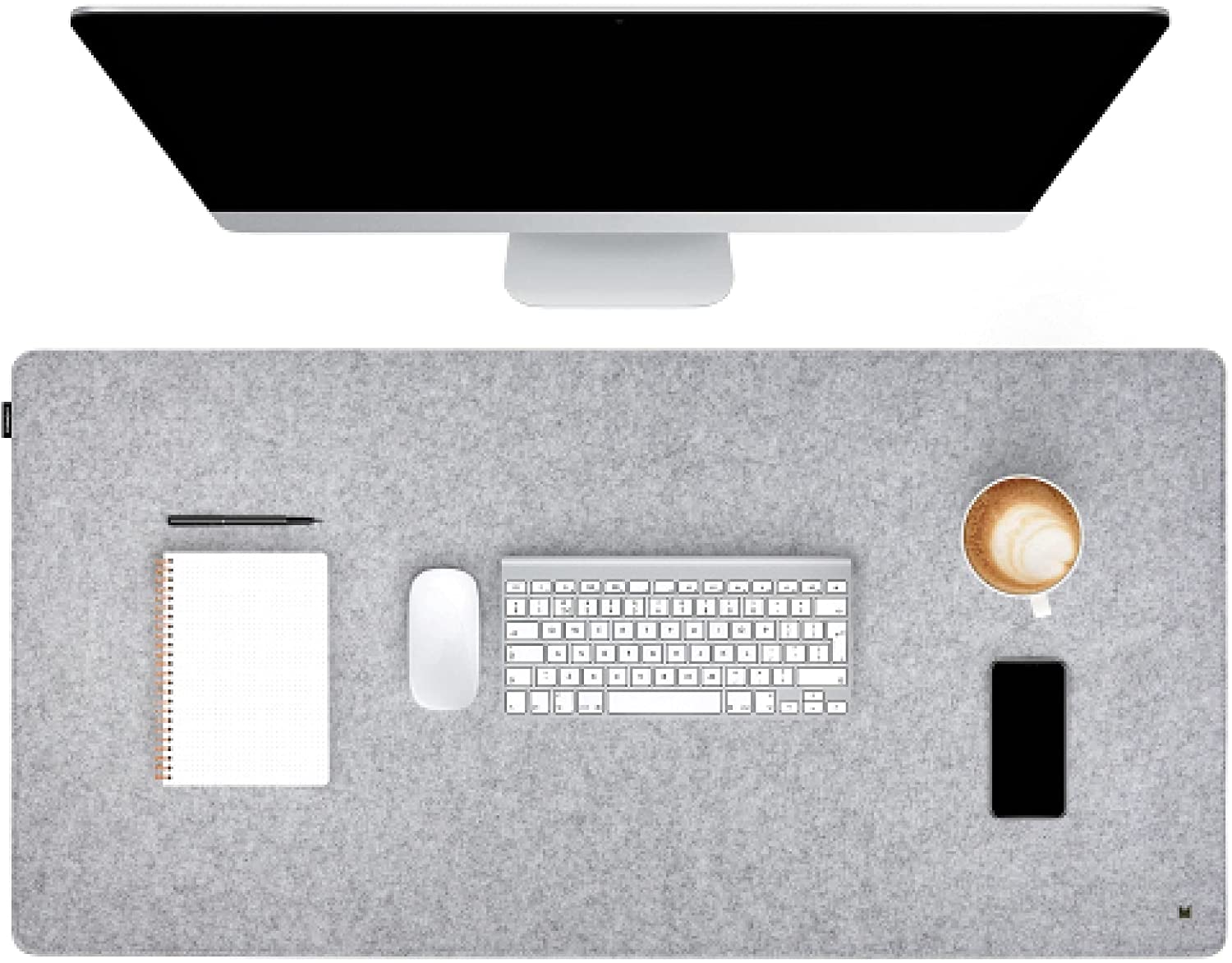 Изготовленные на заказ с сублимационной печатью с большой прямоугольный белье 100x50 см шерстяной фетр мышь стол колодки настольные коврики для офиса обеденный стол коврики