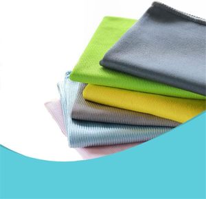 Paño de microfibra sin pelusa al por mayor de fábrica, paño absorbente para pulir vidrios, paños de microfibra sin rayas para ventanas y espejos - Product Image 6