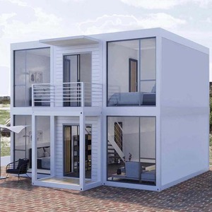 Có Thể Tháo Rời Tùy Chỉnh Văn Phòng Di Động Thanh Prefab Sang Trọng Modular Tường Kính Nhỏ Nhà Đúc Sẵn Container Nhà - Product Image 1