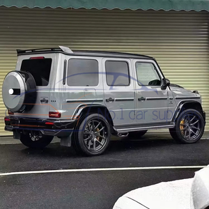 Ventes d'usine 2019-2025G-Class Station Wagon G63 Lèvre arrière W464 Diffuseur avant en carbone Style supérieur W Pare-chocs - Product Image 3