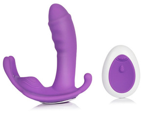 人気の女性用ウェアラブルバタフライエッグジャンプワイヤレス大型リモコン付き大人用バイブレーター - Product Image 1