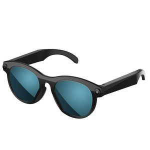 M88 Smart Glasses White Frame Red Lenses <b>Bluetooth</b> Connection Outdoor Sports Cycling Music - Product Image 2