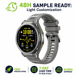 Smartwatch SHUANXIANG X2 <span class=keywords><strong>PRO</strong></span>, Impermeabile <span class=keywords><strong>5</strong></span> ATM, Display AMOLED HD, Barometro, Altimetro, Bussola, Monitoraggio Frequenza Cardiaca, 100+ Funzioni Fitness - Product Image 2